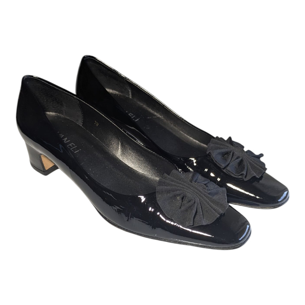 Veneli - Galway Black Pat/GG 59831 - Women's Shoes- Size 7N Great Condition